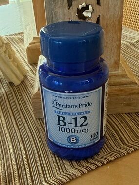 Puritan’s Pride B12 1000mcg time released 100 caplets